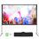 Projector Screen with Stand, 120 inch 16:9 4K 1080 HD Outdoor Movie Screen with Stand, Wrinkle-Free Projection Screen with Bar Feet and Carry Bag, Designed for Home Theater Cinema Backyard Movie Night