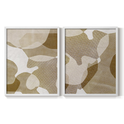 Texture Desert I-Premium Framed Print -Ready to Hang - No Nails Required - No Nails Required