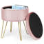 Repose-pieds de rangement rond 15 po Celecia-1536150778