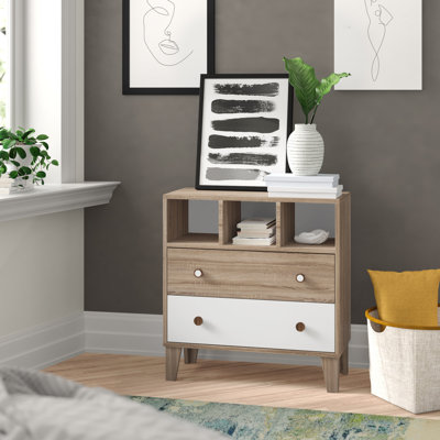 Commode 2 tiroirs Burrier