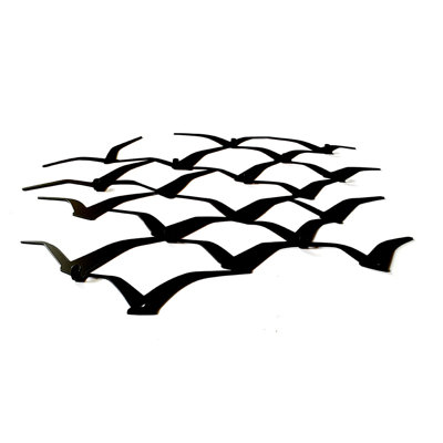 Neher Steel Wall 10 - Hook Wall Mounted Coat Rack