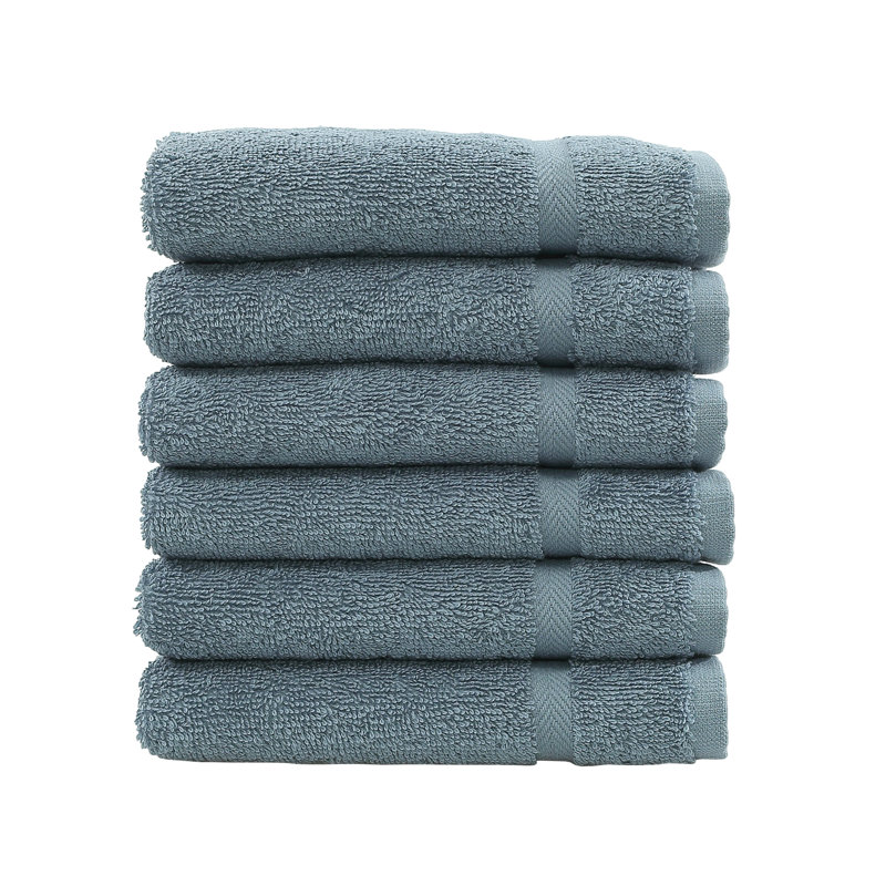 Denzi Turkish Cotton Washcloth, Denzi Blue