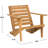 Ursa Acacia Outdoor Adirondack Chair-1630155258