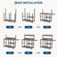 Table de table d'extérieur avec table coulissante extensible en acier inoxydable-995748311
