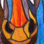 Panneau de vitrail 13 "H Ambrose