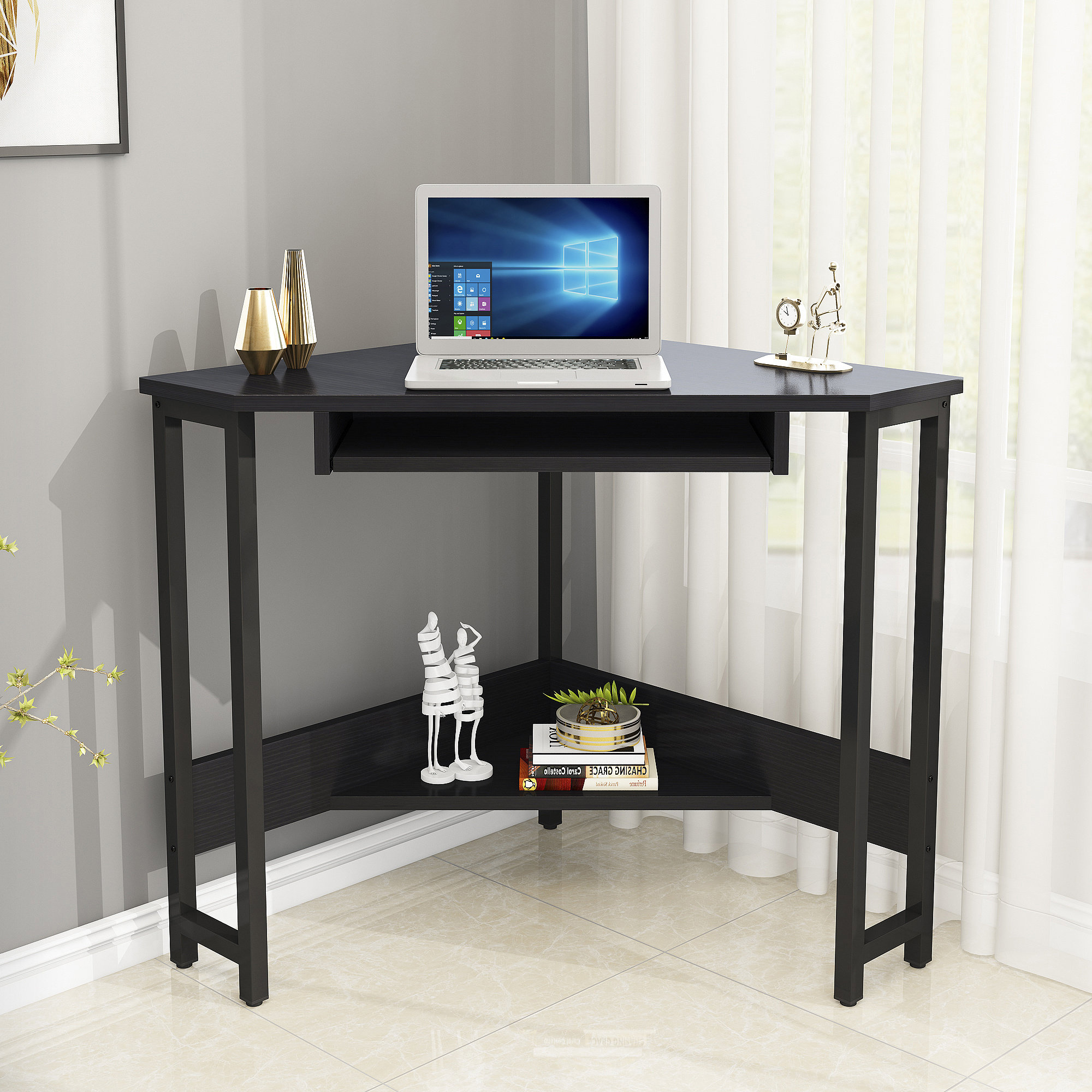 Ebern Designs Nafiso Corner Desk | Wayfair