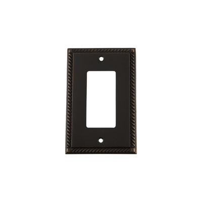 Rope 1-Gang Rocker Wall Plate