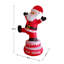 Décoration gonflable à père noël rotatif