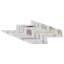 Talon 1x4 Chevron Polished Marble Mosaic Tile-798344833