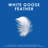 Quilted White Goose Feather Pillow-780884336-780884299
