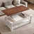Espresso antique / blanc antique