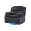 Fauteuil inclinable électrique noir 8686