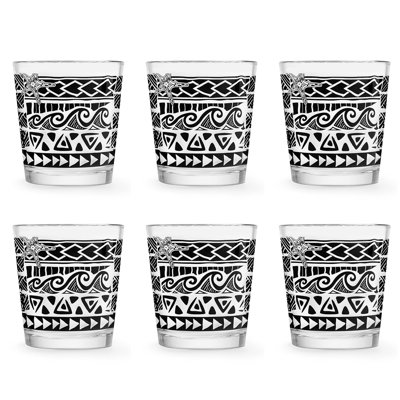 Eakes 360ml Drinking Glass Set