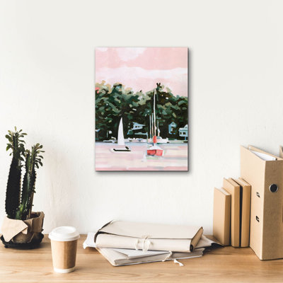 «Lake Af après-midi 2» par Emma Scarvey, art mural sur toile