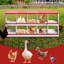 10-Compartment Metal Chicken Nesting Box – Roll-Away Heavy Duty Egg Collection with Large Vented Holes for Chickens, Hens, Ducks