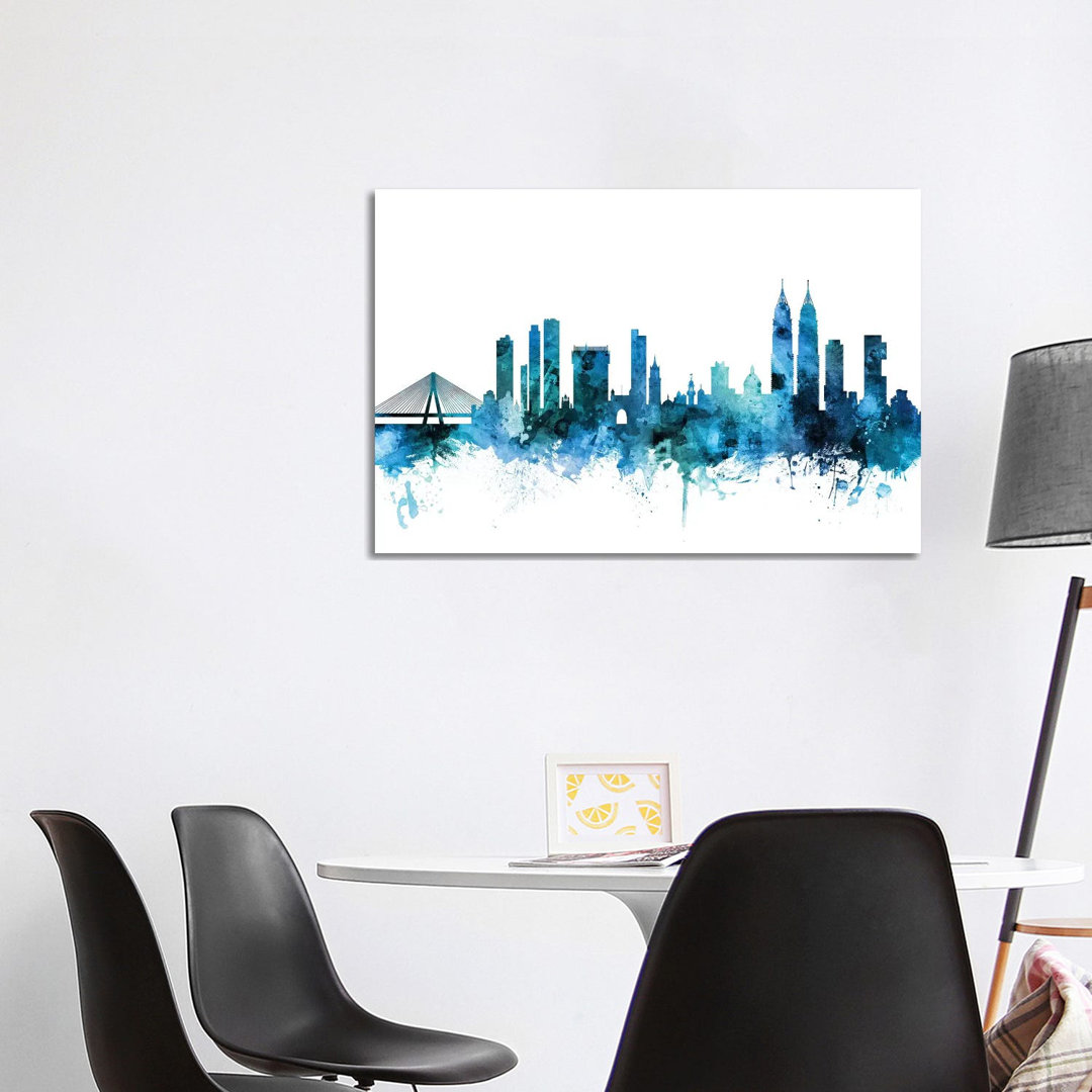 Mumbai, Skyline India by Michael Tompsett - Wrapped Canvas Gallery-Wrapped Canvas Giclée