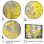 Moutarde jaune et gris vif IV - art mural abstrait encadré-90312929-90312934