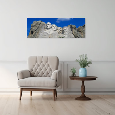 Mount Rushmore, South Dakota, Abstract Contemporary Mountain Architecture Wall Art