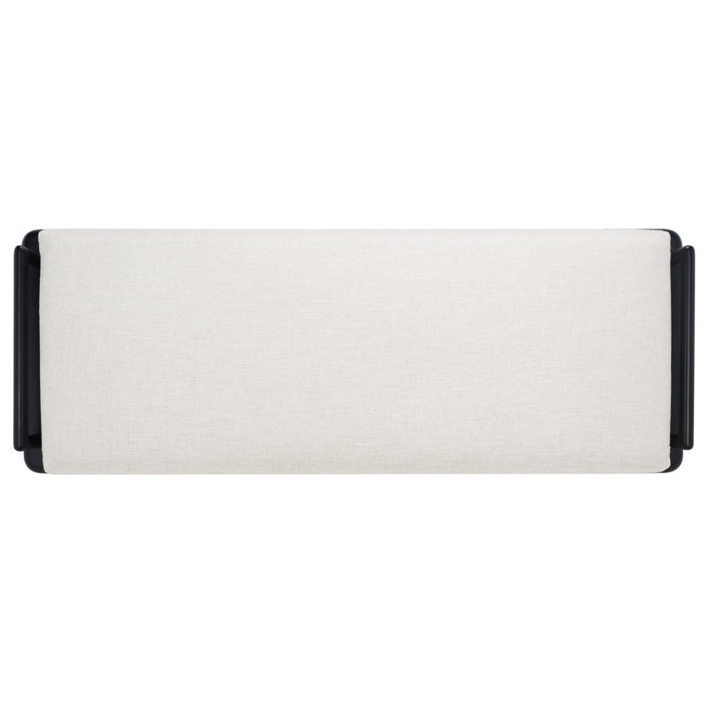 Constantine Upholstered Bench, Black