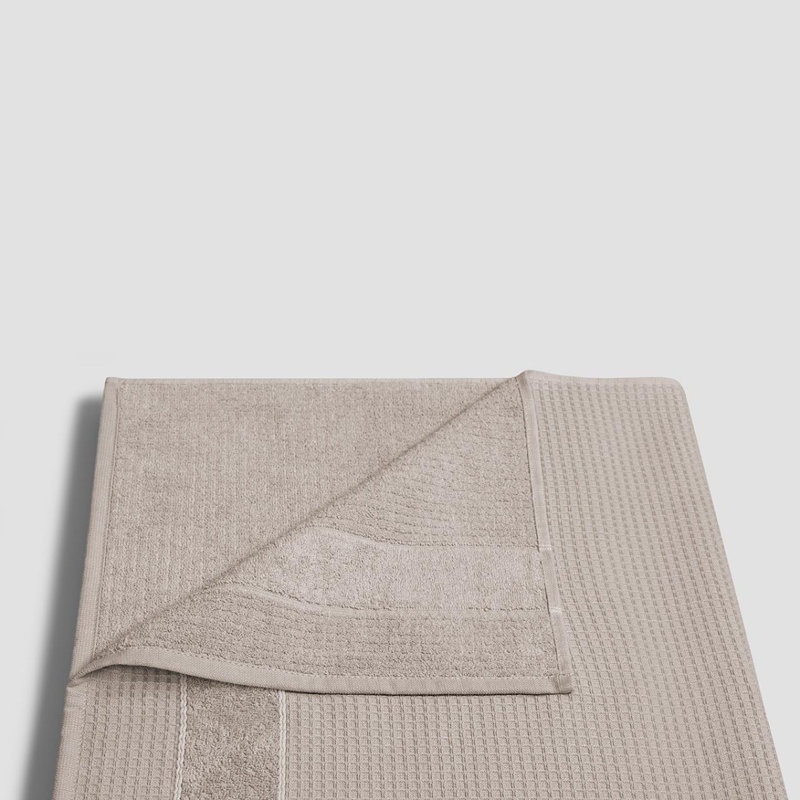 Sauners 100% Cotton Bath Towel, Beige