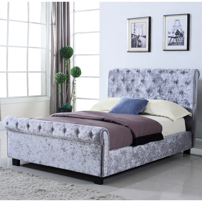 Camelford Upholstered Ottoman Storage Bed, Kingsize (5'), Grey