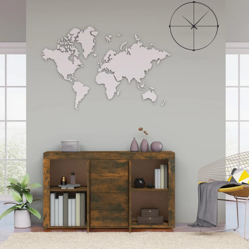 Popovich 120cm Sideboard, Smoked Oak