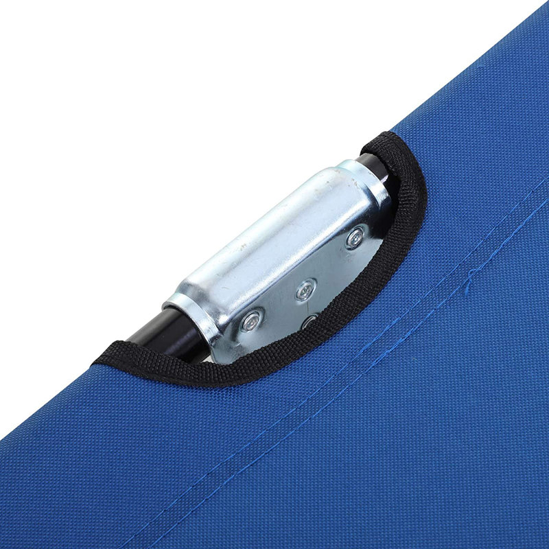 Aalilah Foldable Sun Loungers Oxford Fabric, Blue