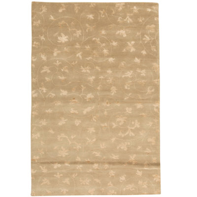 Hand Woven Wool Floral Area Rug