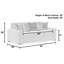 Mornimont 94'' Upholstered Sofa with Comfort Coil Seating and 5 Included Accent Pillows-996042982