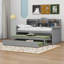 Lit de jour simple en bois avec 2 gigognes simples Donashia-5148221