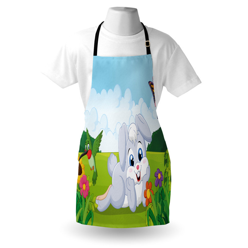 No Pattern Bib Apron