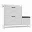 16 Pair Flip Down Shoe Storage