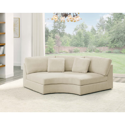 Agaro 70'' Corduroy Loveseat