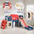 Feanch 74.8'' W Plastic Freestanding Slide-92900663