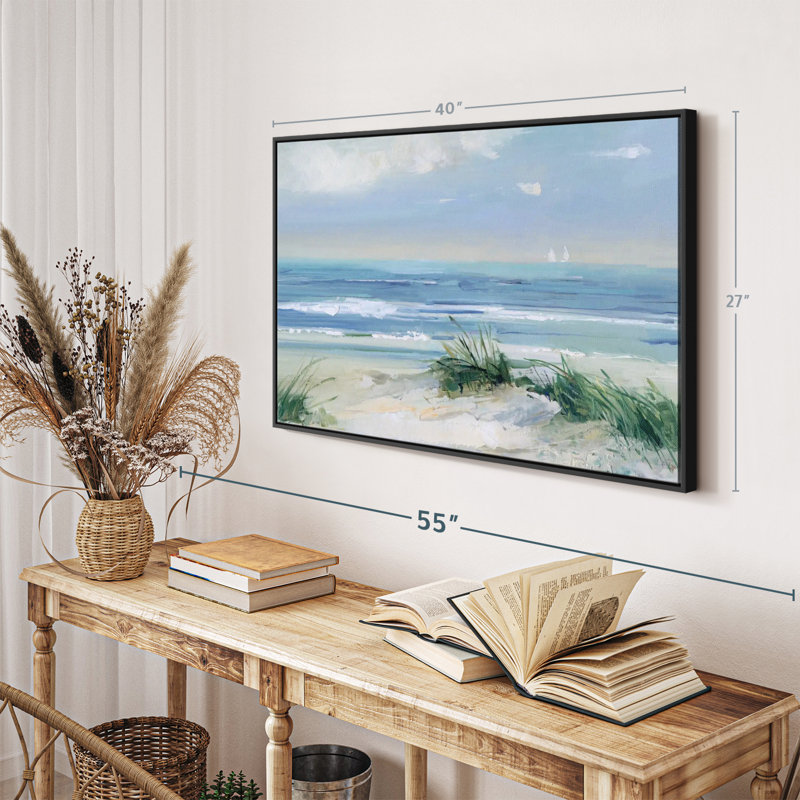 Plage «Coastal Breezes Wall Art», H 27 po x l 40 po