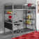 Agastya Twin Metal Loft Bed with Bookcase by Isabelle & Max