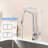 Professional Chrome Kitchen Faucet - 3 Function 360 Sprayer, One Touch Switching & Fastconnect​-119337414