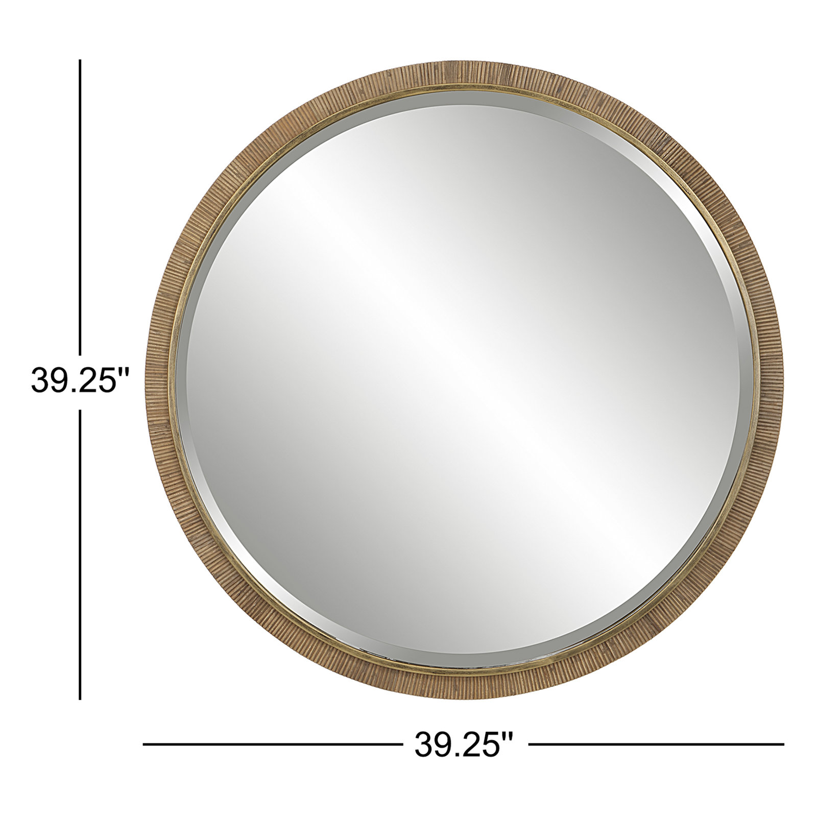 Adrianne Round Wall Mirror