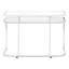 Bureau d'ordinateur, bureau personnel, ordinateur portable, tiroirs de rangement, L 48 po, travail, stratifié, métal chromé, contemporain, moderne