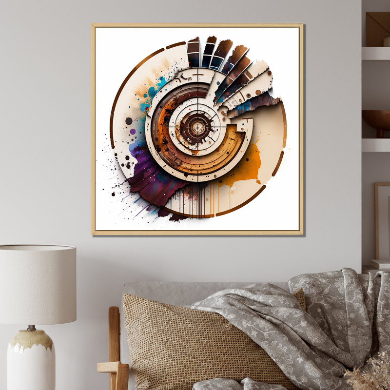 «Caclulation The Universe», reproduction d'art sur toile, H 16 po x l 16 po x P 1 po, Cadre naturel flottant