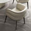 Ensemble de 2 chaises d'appoint Modern Beige