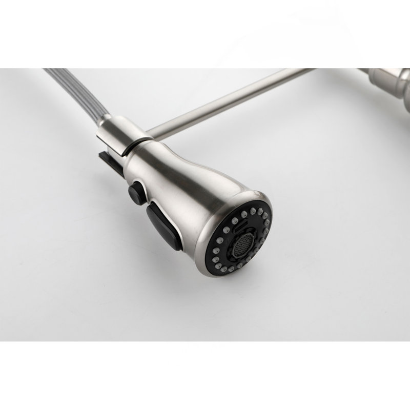 Touch Kitchen Faucet With Pull Down Sprayer, Brushed Nickel