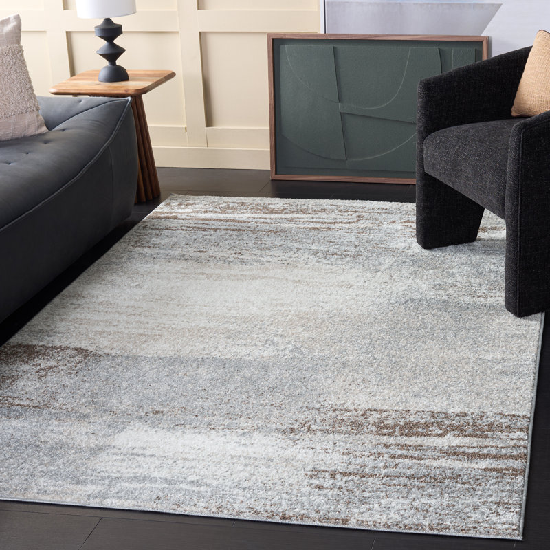 Adirondack Power Loom Abstract Indoor Rug, 5'-1" x 7'-6" Rectangle