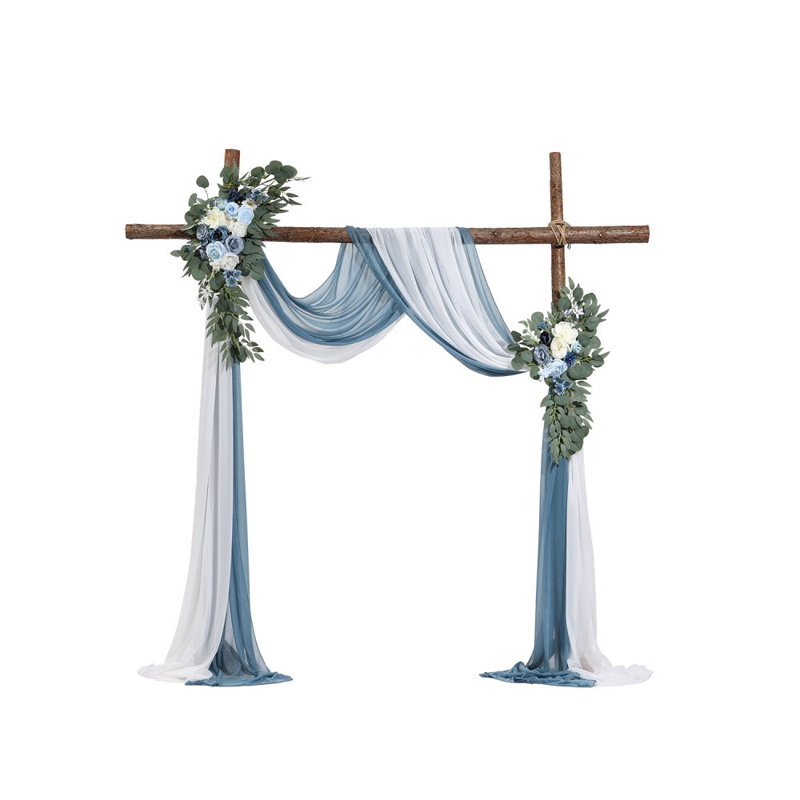 Fabric Backdrops & Signs, 78cm H x 58cm W x 2.5cm D, Blue/White