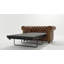 Chesterfield Friedrich 2 Seater Sofa with Sleeping Function Made of Vintage Look Microfibre with Solid Wood Legs-559796783