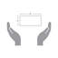 Veda 4x9 Polished Glass Subway Tile-117591242