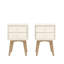 ABBY Manufactured Wood Bedside Table Sets of 2-115828333