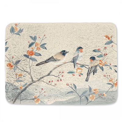 Mashawna Microfiber / Microsuede Non-Slip Bath Mat