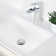 STYLISH 20 3/4 inch Rectangular Undermount Porcelain Bathroom Sink with 2 Overflow Finishes