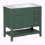 Meuble-lavabo simple 36 po avec plateau en céramique Oddvin-1625282062